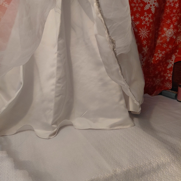 Us Angels White Lace Formal Kids Dress - Picture 3 of 6